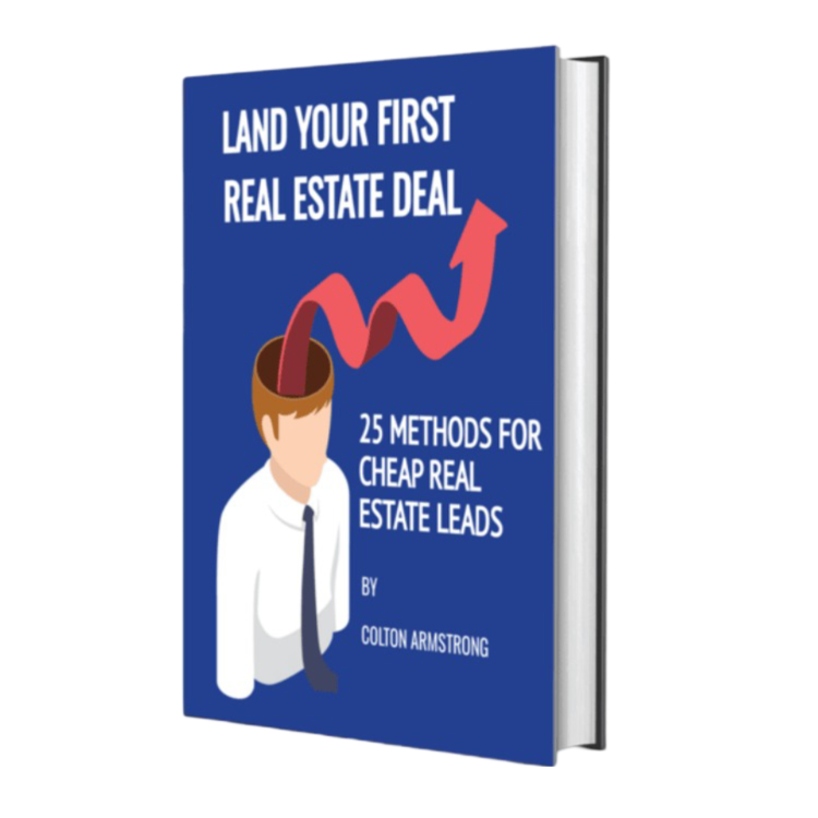 25 Methods for Cheap Real Estate Leads — ebook cover
